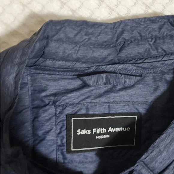 Saks Fifth Avenue Women’s Navy Jacket Size L - Picture 4 of 9